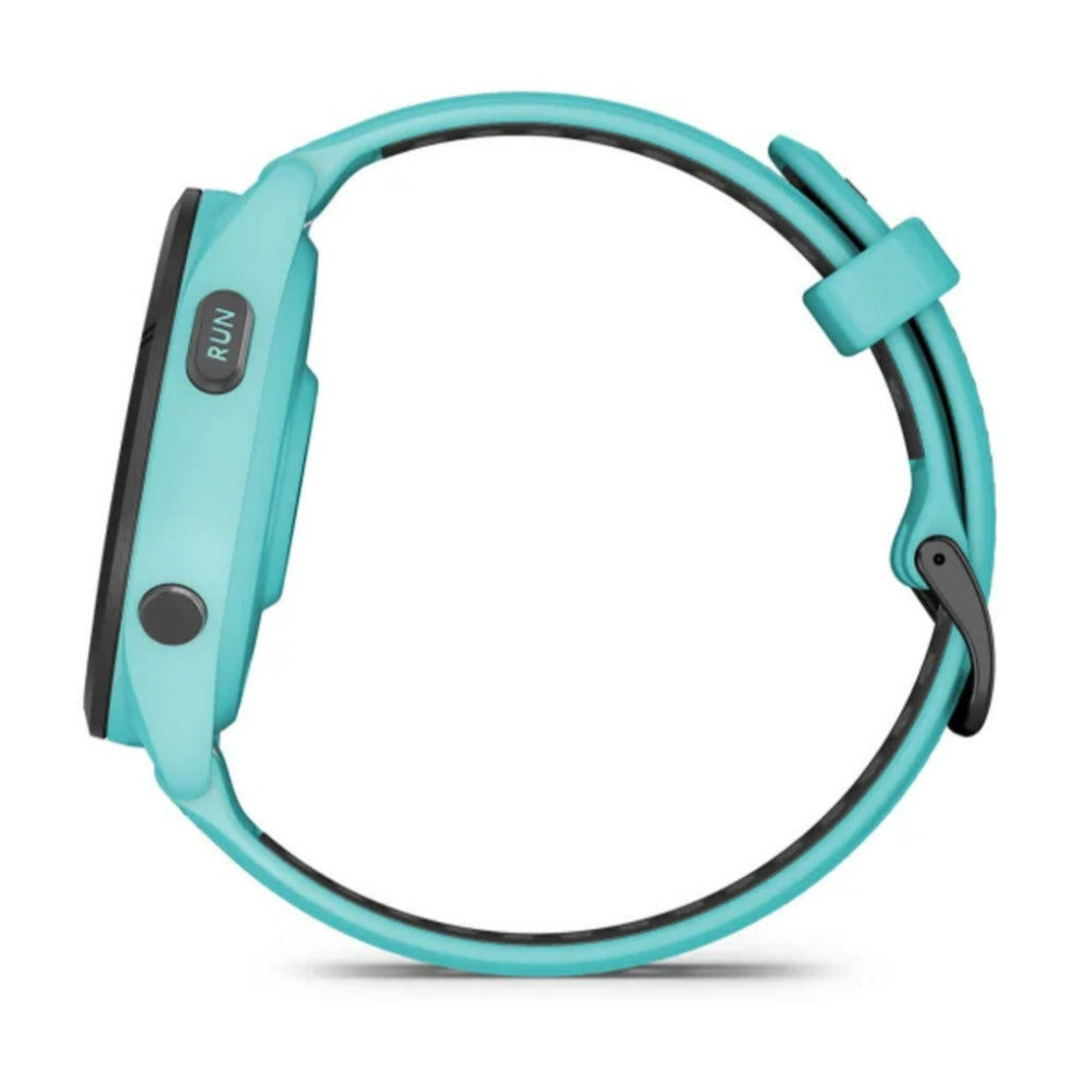 Garmin Forerunner 265 Black Bezel and Aqua Case Smartwatch (Aqua/Black)