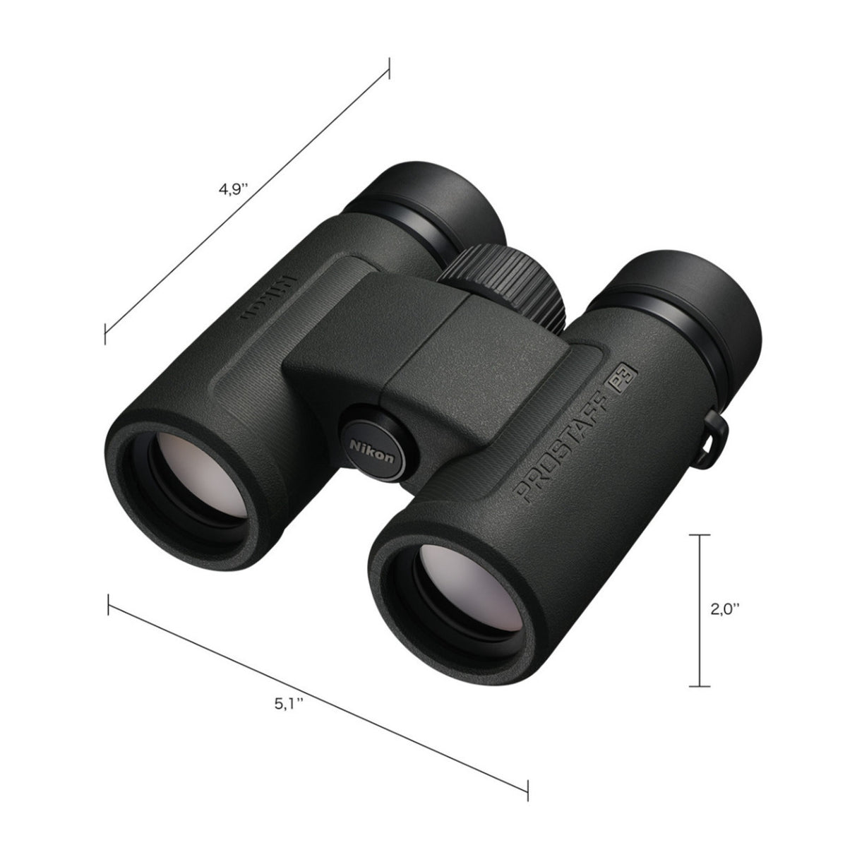 Nikon Prostaff P3 8X30 Binoculars Bundle with Pre-Moistened Lens Cleaning Wipes