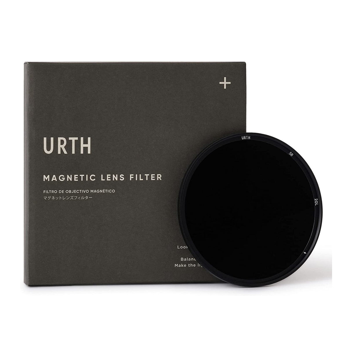Urth 58mm Magnetic ND1000 10 Stop Nano Coating, B270 Optical Glass and Ultra Slim Lens Filter Plus+
