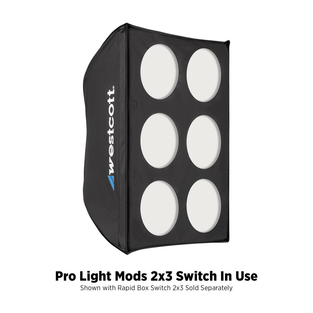 Westcott Pro Light Adjustable Corner and 1.5-Inch Hook-And-Loop Lining Mods 2 x 3 (Rapid Box Switch)