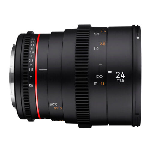 Rokinon 24mm T1.5 Cine DSX High Speed Wide Angle Cine Lens for Sony E