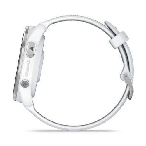 Garmin Forerunner 965 GPS 1.4-Inch Display Titanium Bezel Running Smartwatch(Whitestone/Powder Gray)