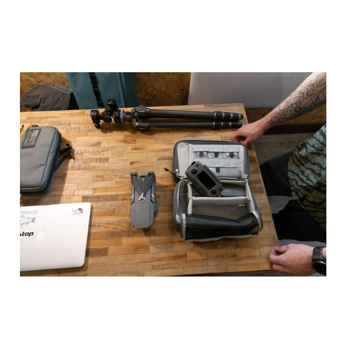 F-Stop DuraDiamond Weather Resistant Exterior and Padded Adjustable Dividers Large Drone Case