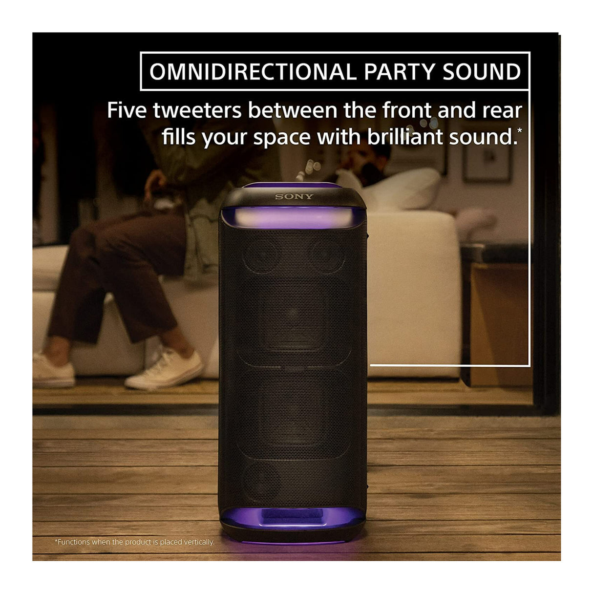 Sony SRS-XV800 X-Series Wireless Portable IPX4 Splash-Resistant Bluetooth Karaoke Party Speaker