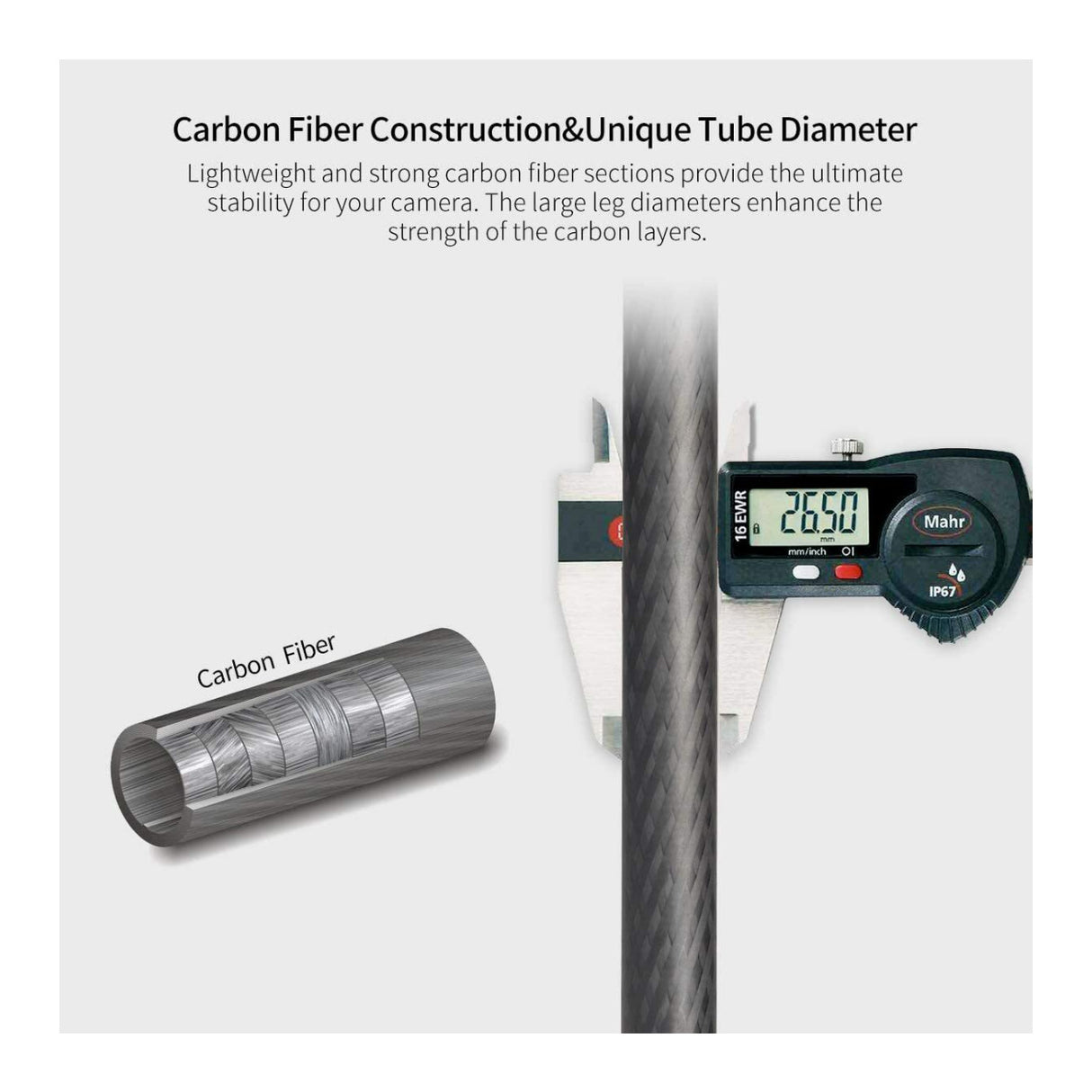 Sirui ST124 VA-5 Carbon Fiber 4 Legs Waterproof 62.2-Inch Travel Tripod with Fluid Video Head