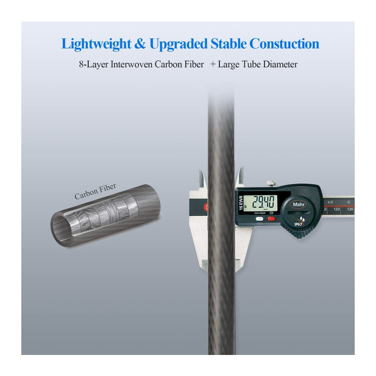 Sirui ST224 VA-5 Carbon Fiber 4 Leg Waterproof Dustproof 72-Inch Travel Tripod with Fluid Video Head