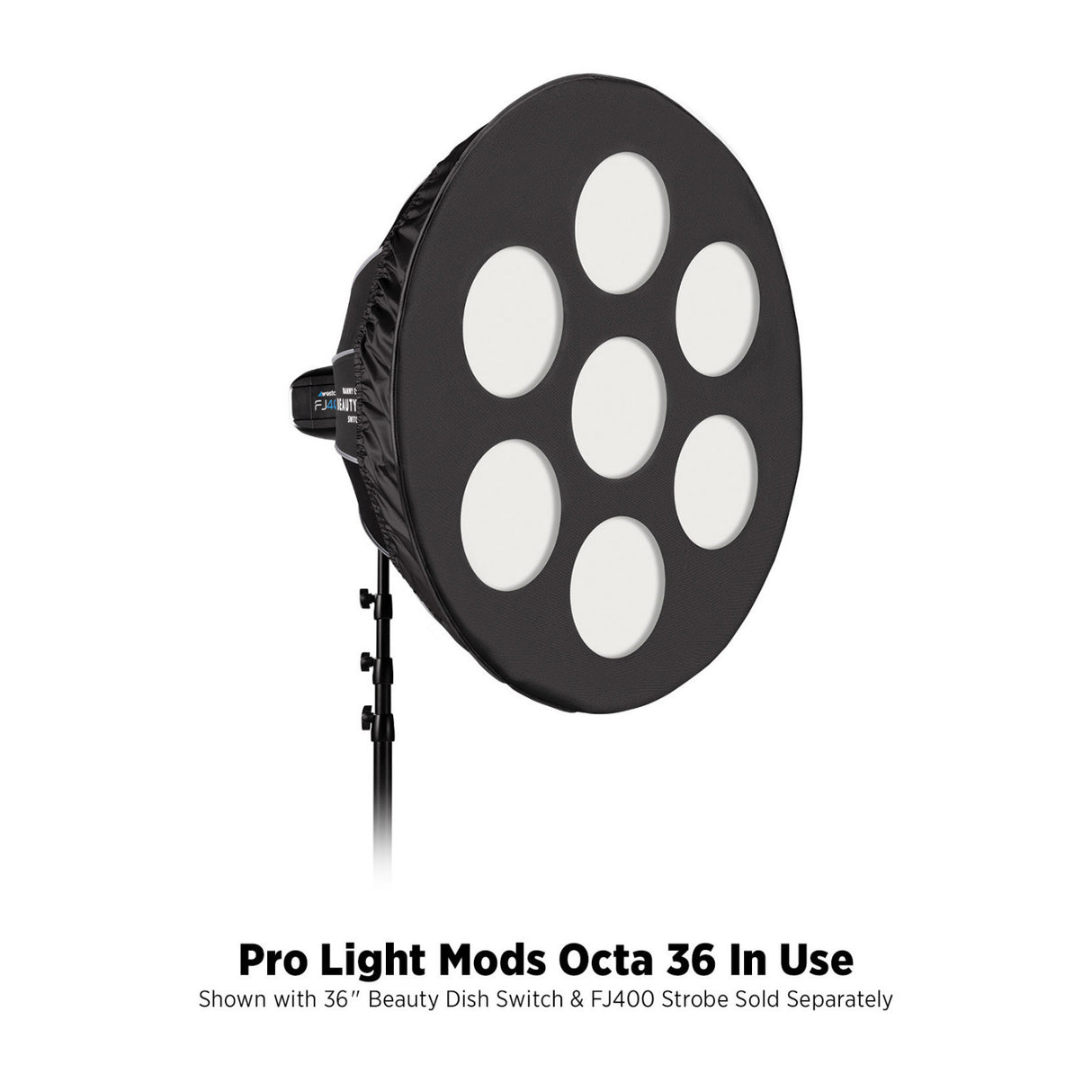 Westcott Pro Light Adjustable Corner System and Hook-And-Loop Tape Mods Octa 36 with Case (2-Pack)