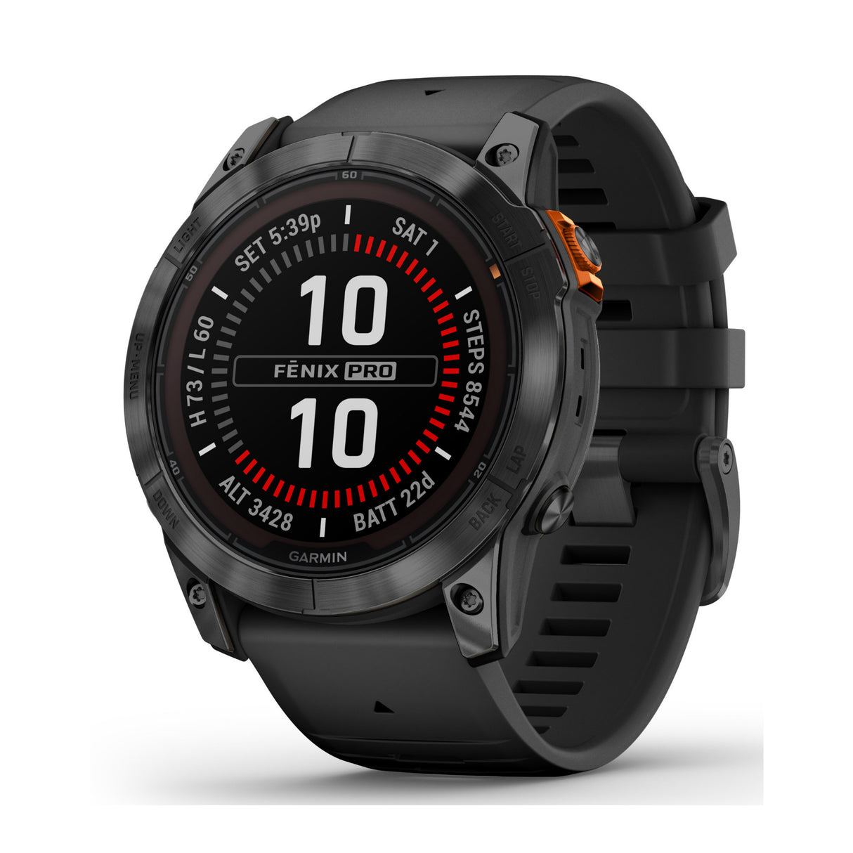 Garmin fenix 7X Pro Solar Edition Multisport GPS Smartwatch (Slate Gray with Black Band)
