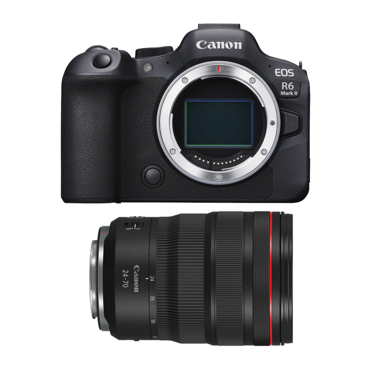 Canon EOS R6 Mark II Mirrorless Camera with Canon RF 24-70mm f/2.8L IS USM Lens