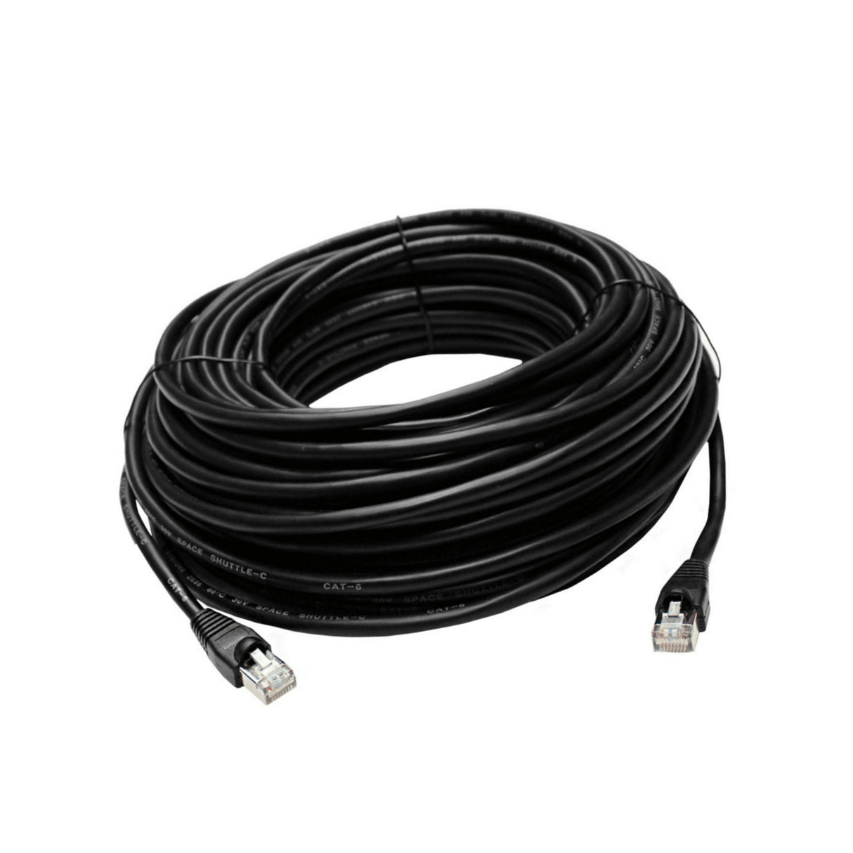 Lorex 200-Feet CAT6 Waterproof, Fire-Resistant, and UV Treated Outdoor Extension Cable (Black)