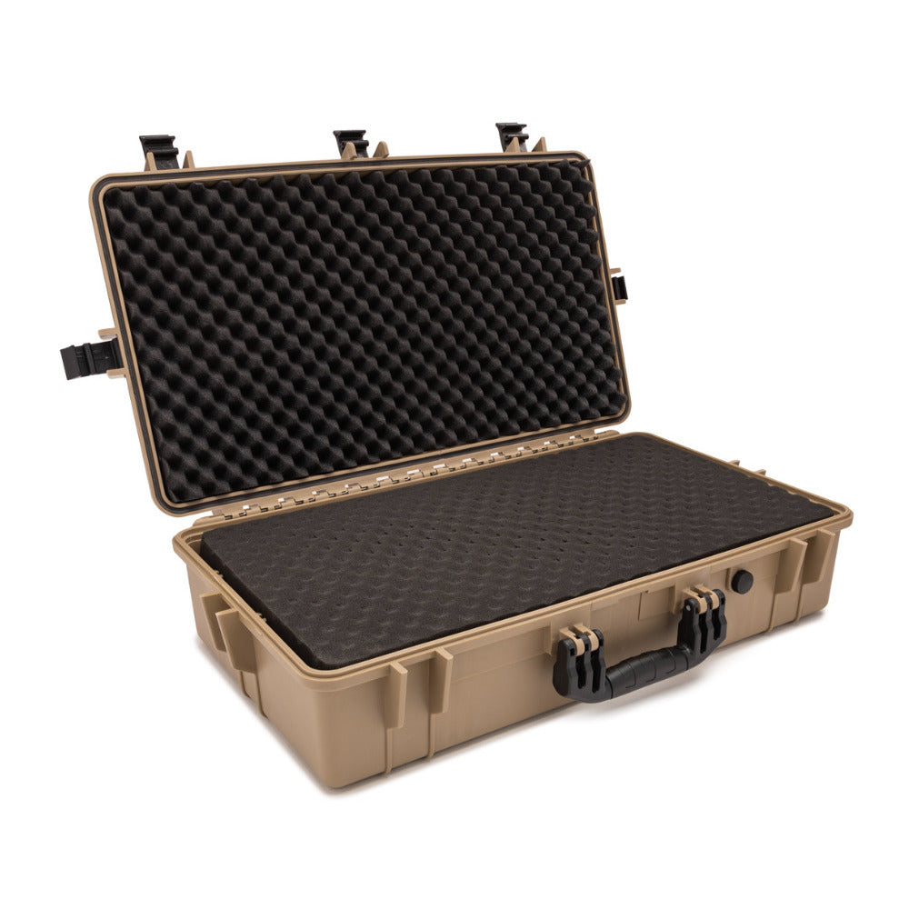 Koah Weatherproof Hard Case with Customizable Foam (28 x 17 x 7 Inch) - Tan