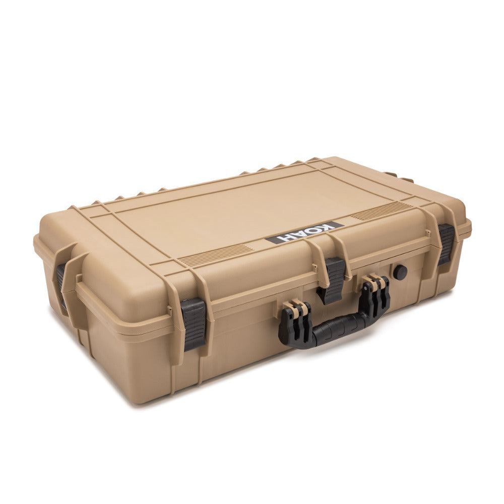Koah Weatherproof Hard Case with Customizable Foam (28 x 17 x 7 Inch) - Tan