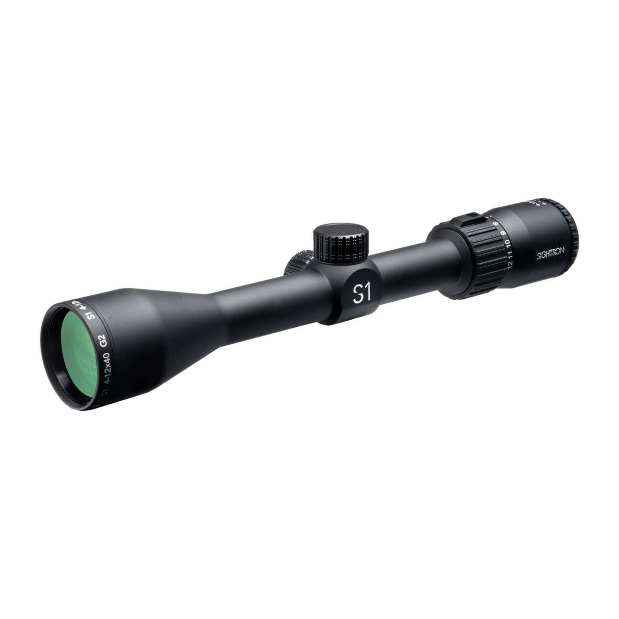 Sightron S1 4-12x40 G2 Waterproof Fogproof Aluminum Made Riflescope (Black)