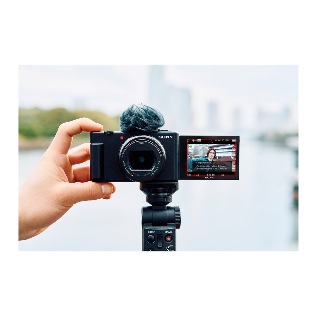 Sony ZV-1 II Vlog Camera for Content Creators and Vloggers (Black)