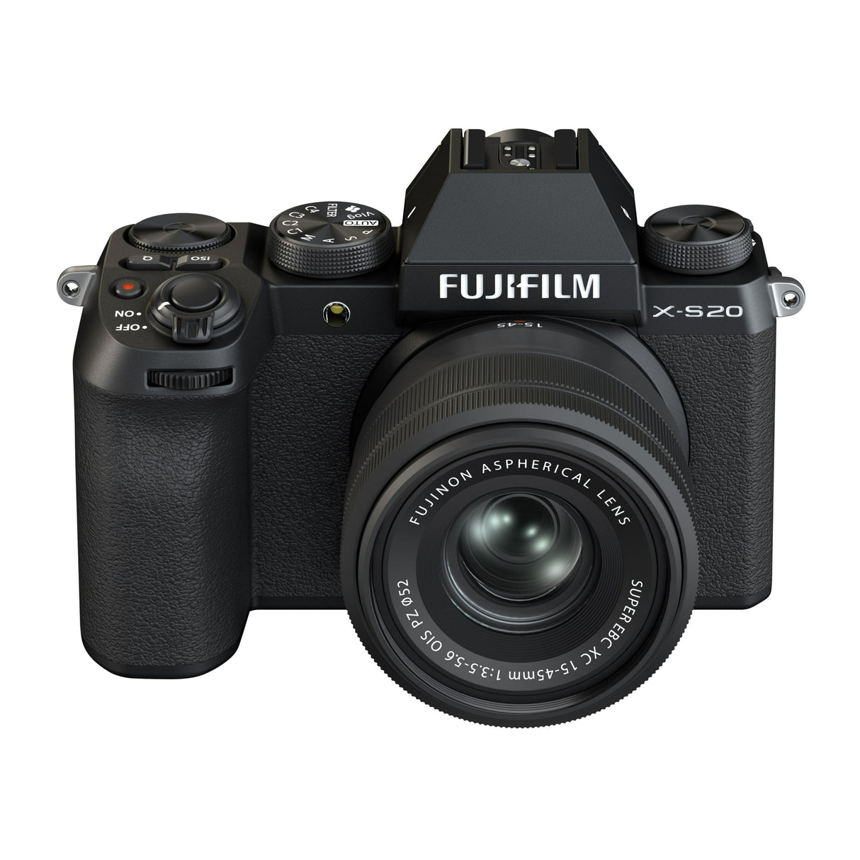Fujifilm X-S20 X-Trans CMOS 4 Digital Camera Body with XC15-45mm F3.5-5.6 OIS PZ Lens Kit (Black)