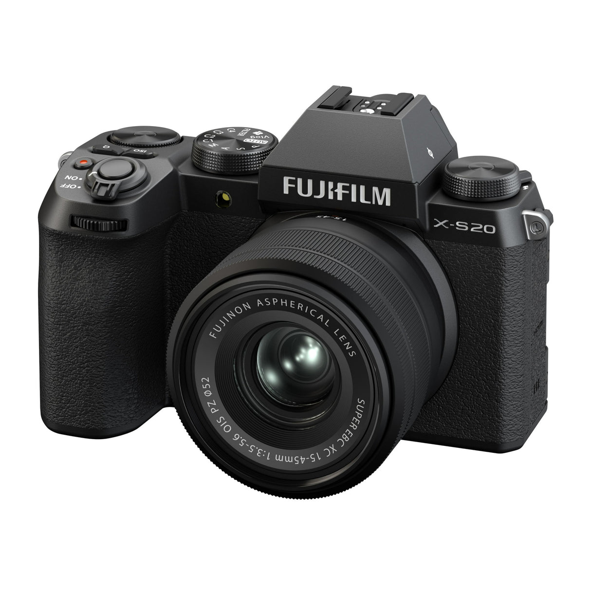 Fujifilm X-S20 X-Trans CMOS 4 Digital Camera Body with XC15-45mm F3.5-5.6 OIS PZ Lens Kit (Black)