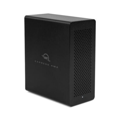 OWC Express 4M2 Four-Slot Thunderbolt M.2 NVMe SSD Enclosure with SoftRAID XT