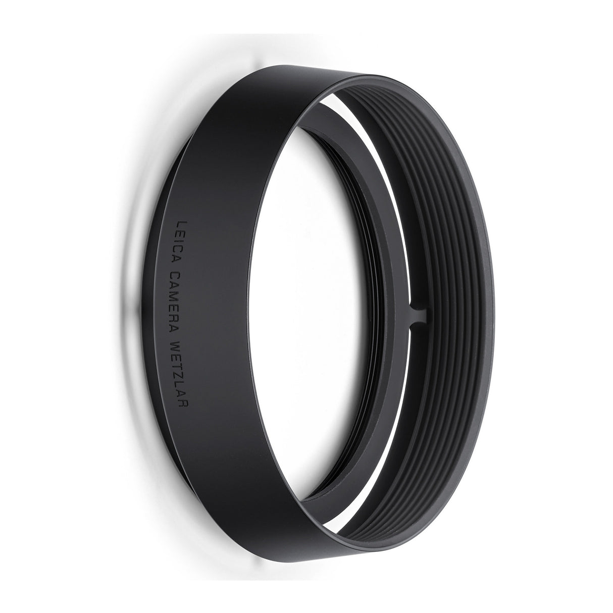 Leica Retro Look Round Aluminum Made Flexible and Versatile Lens Hood (Black)