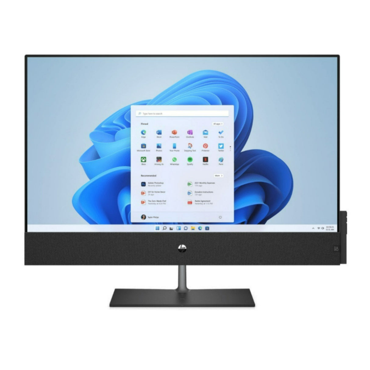 HP Pavilion 31.5-Inch QHD All-In-One PC Intel Core i7-12700T Desktop (Black, Certified Refurbished)