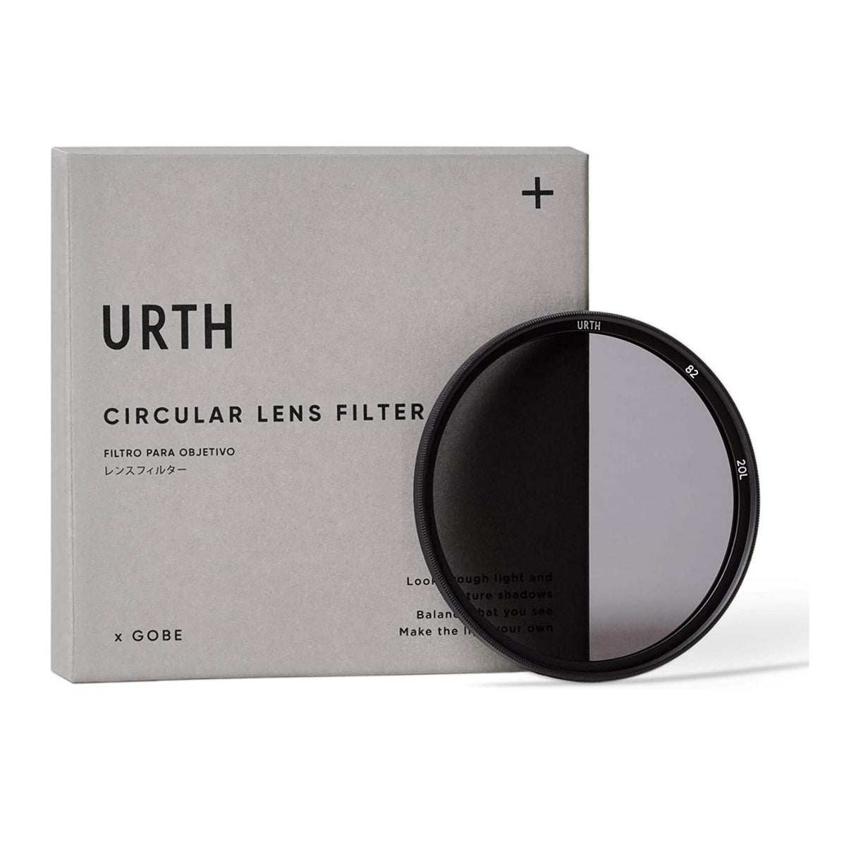 Urth 82mm ND4 2 Stop Double-Threaded Nano-Coating Circular Lens Filter Plus with Ultra-Slim Rim