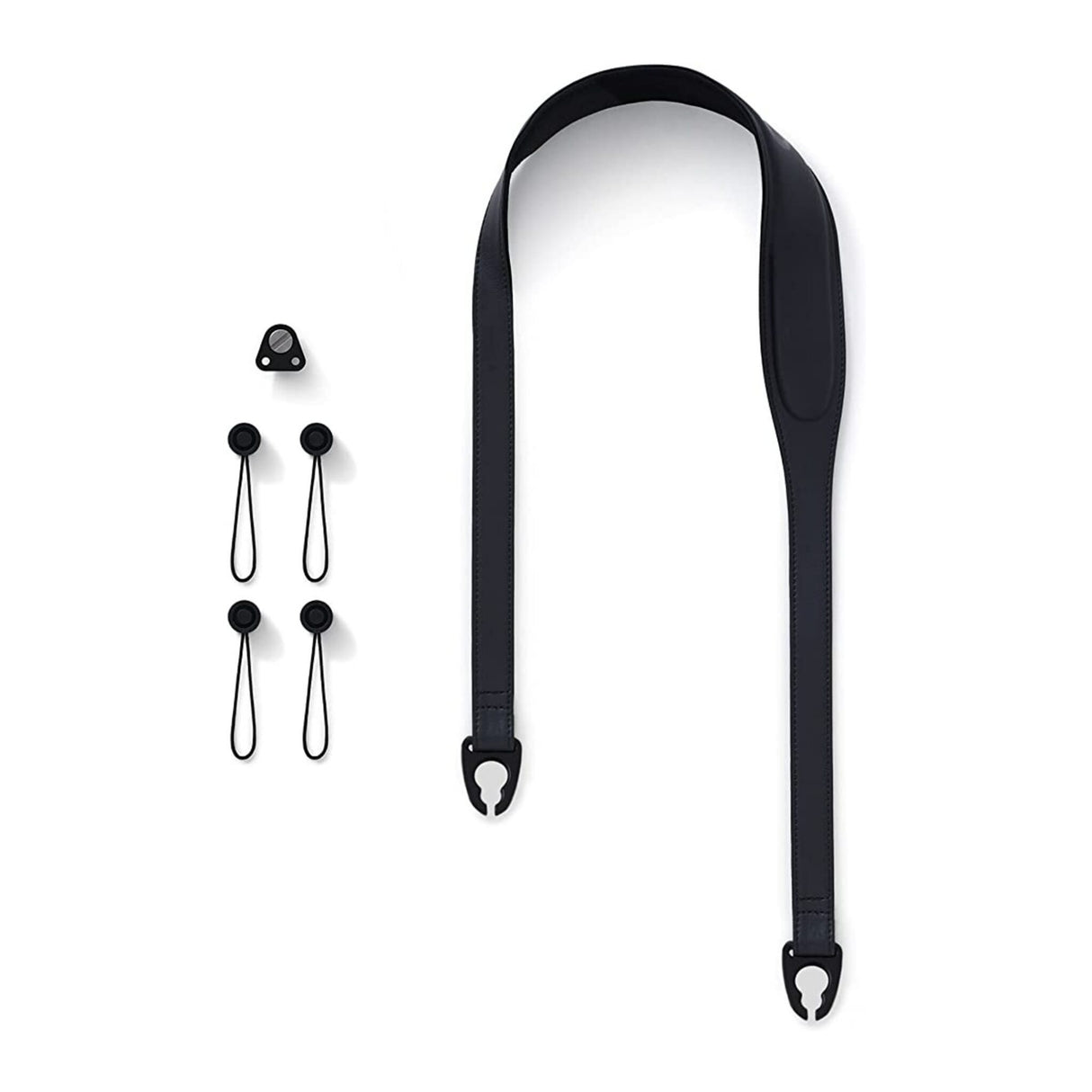 Urth Mantle Full-Grain Recycled Leather Camera Strap with Silicone Grip (Onyx)