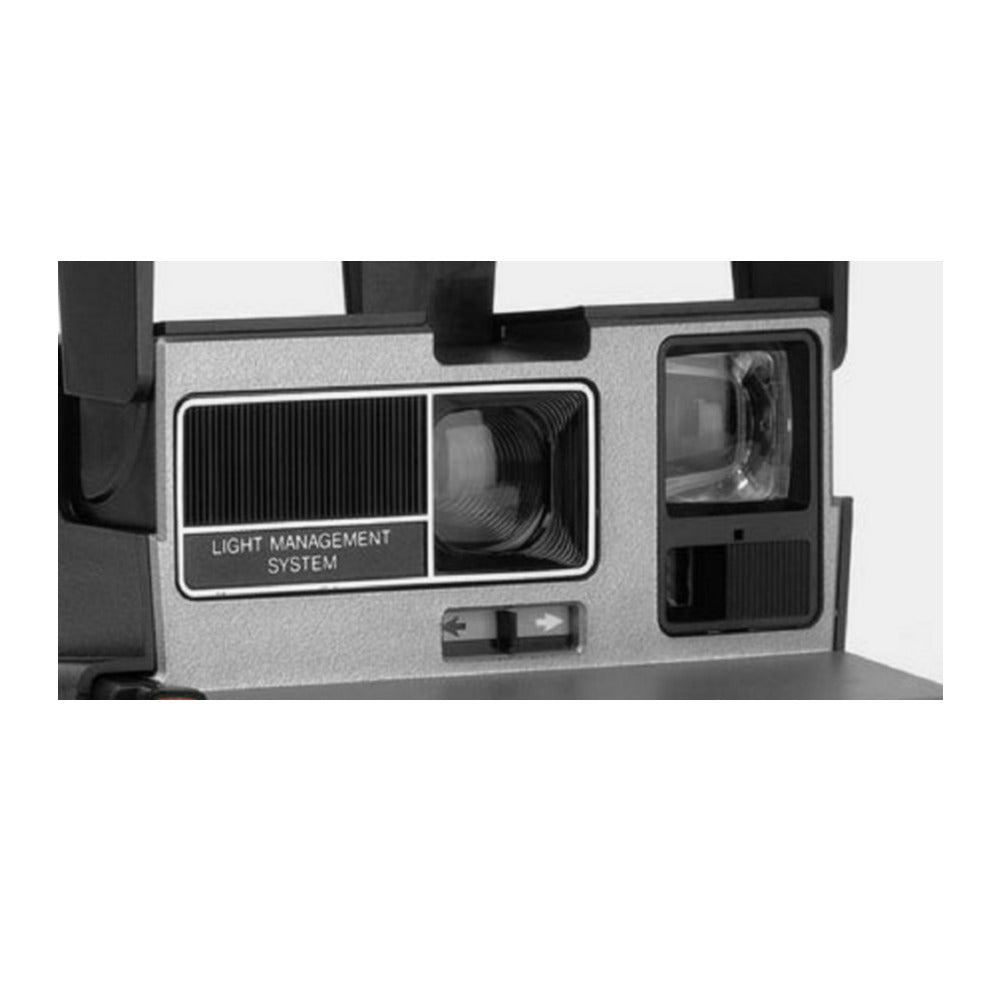 Polaroid 600 Sun600 LMS Built-in Flash Instant Film Camera with Strap (Silver and Black)