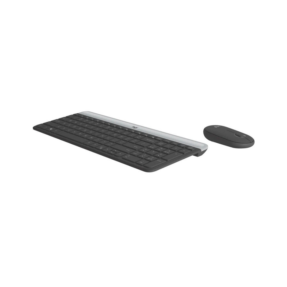 Logitech MK470 Ultra-Slim Compact Wireless Keyboard and Mouse Combo with Optical Tracking (Graphite)