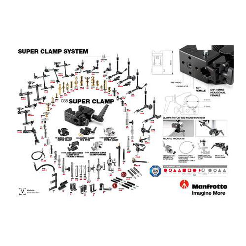 Manfrotto 035 Super Clamp with Standard Stud