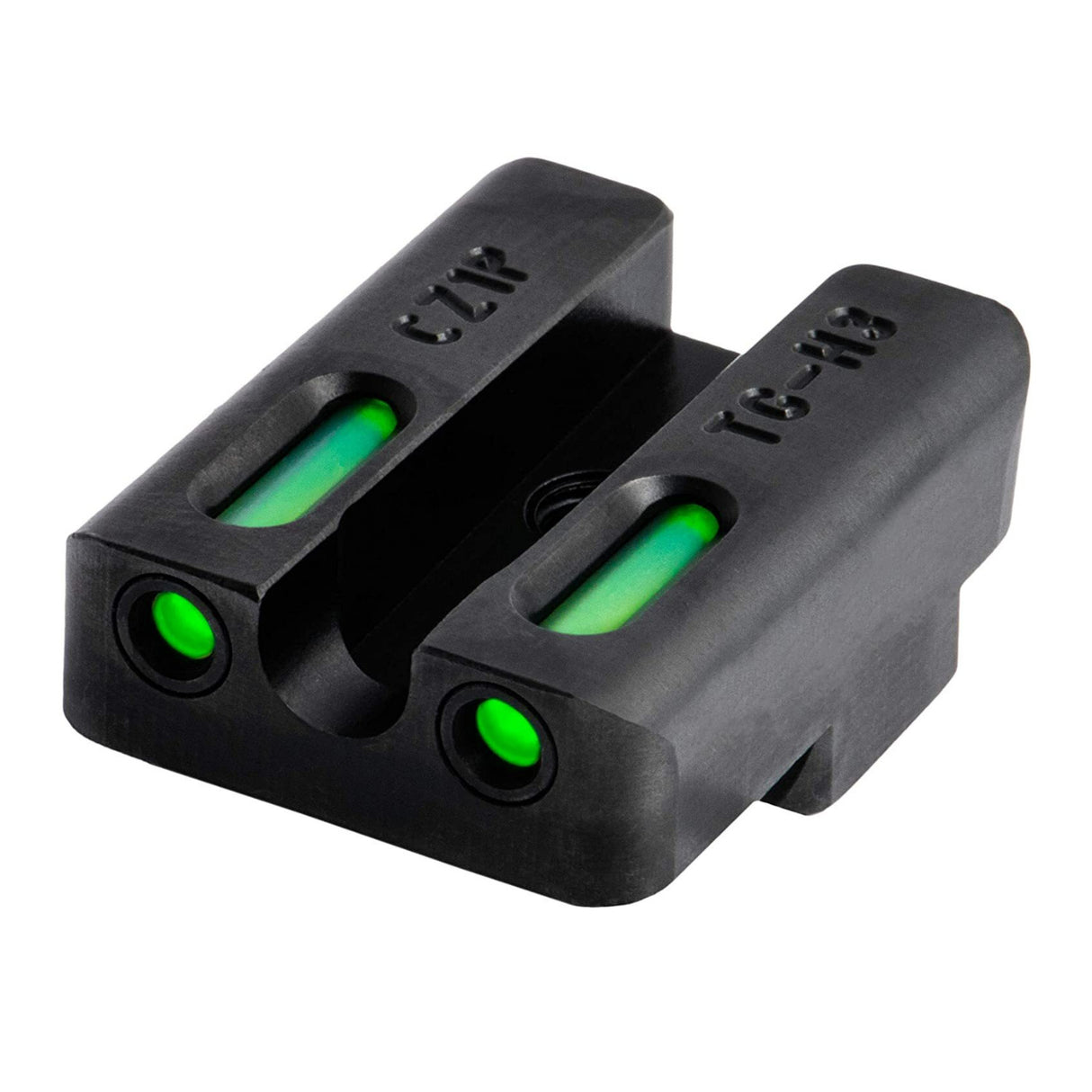 TruGlo TFX Pro Tritium and Fiber Optic Xtreme 1x Magnification Alloy Steel Handgun Sights (Black)