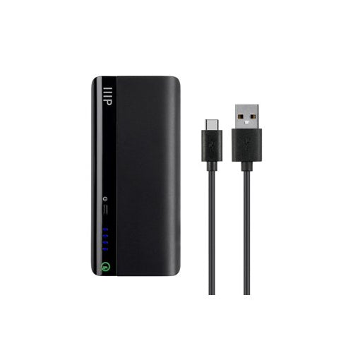 Monoprice Select Plus 10,400mAh 2-Port Portable Charger Power Bank for Universal/Smartphones (Black)