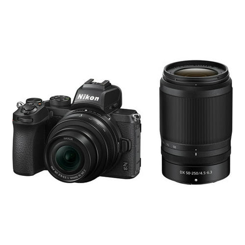 Nikon Z 50 DX-Format Mirrorless Camera w/ NIKKOR Z DX 16-50mm VR & 50-250mm VR