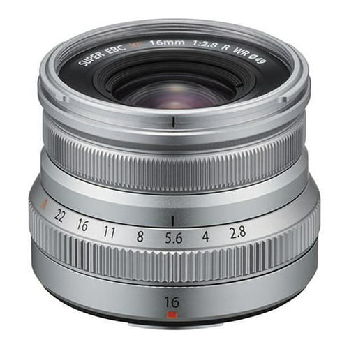 Fujifilm XF 16mm f/2.8 R WR Lens (Silver)