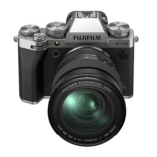 Fujifilm X-T5 Mirrorless Camera with XF18-55mmF2.8-4 R LM OIS Lens (Silver)