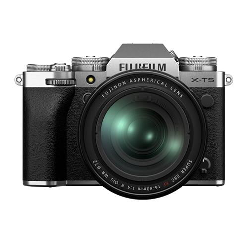 Fujifilm X-T5 Mirrorless Camera with XF18-55mmF2.8-4 R LM OIS Lens (Silver)