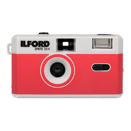 Ilford Sprite 35-II Reusable/Reloadable 35mm Analog Film Camera (Teal and Black)