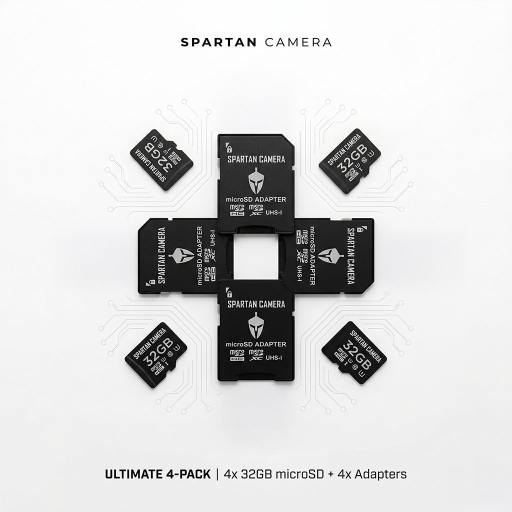 Spartan Camera 32GB Micro Memory Card with Adapter and Card Reader Bundle