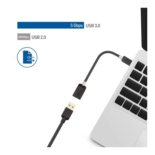 Cable Matters USB-C to USB 3.0 Adapter (6-Inch, Black)