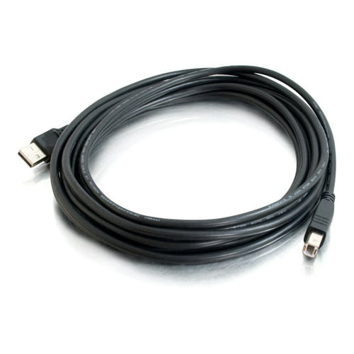 C2G USB-A to USB-B Male to Male USB 2.0 Cable (Black, 3m)