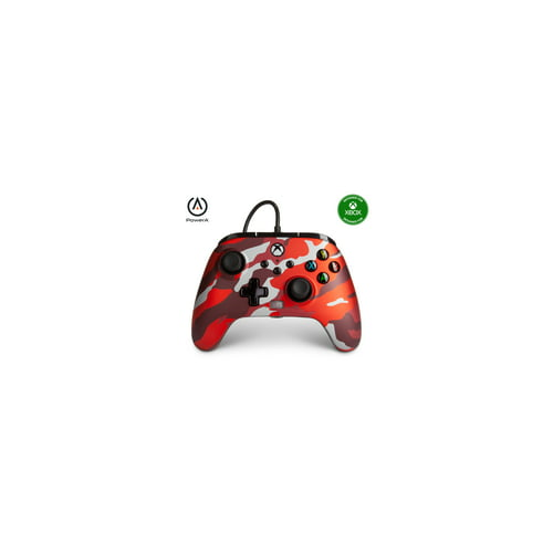 PowerA Enhanced Wired Controller for Xbox (Metallic Red Camo)