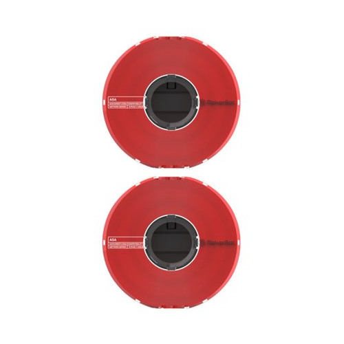 MakerBot ASA Filament Spool for Method X 3D Printer Red, 0.65kg/1.43lb, 2-Pack