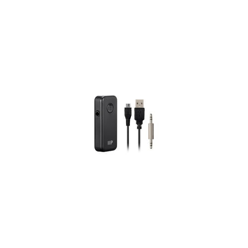 Monoprice Bluetooth 5 Receiver/Car Kit with Microphone, Audio Adapter and 3.5mm AUX Stereo Output