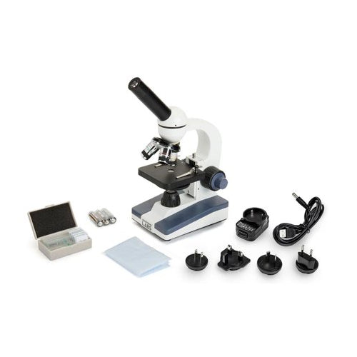 Celestron Labs CM400C Compound Microscope with Rotatable Monocular Head