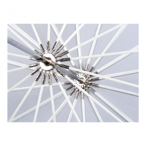 Westcott White/Black Bounce Parabolic Standard Umbrella (7')