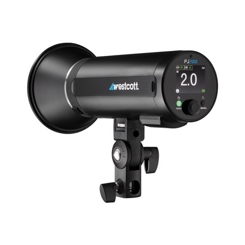 Westcott FJ200 200Ws Strobe Light with FJ-X3M Wireless Flash Trigger, 64GB SD Card & Backdrop Boards