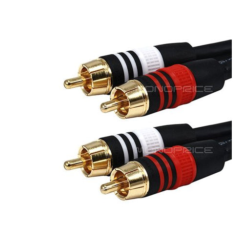 Monoprice USB Type-A to USB Type-B 2.0 28/24AWG Gold Plated Cable (Black, 3-Feet)