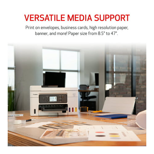 Canon Maxify GX4020 Wireless Compact All-In-One Color Printer with 4-Color Pigment Ink System