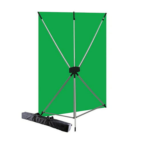 Westcott X-Drop Wrinkle-Resistant Backdrop Kit (Chroma-Key Green, 5 x 7 Feet)
