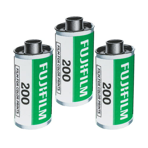 Fujifilm Fujicolor 200 Color Negative Film (35mm Roll Film, 36 Exposures, 3-Pack)