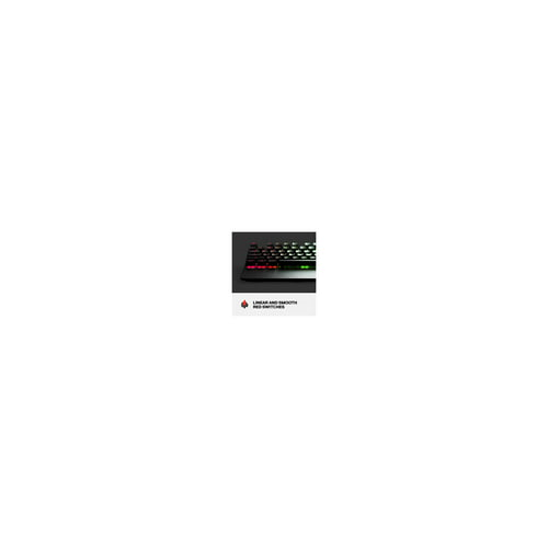 SteelSeries Apex 7 Customizable RGB Backlight Mechanical Gaming Keyboard with Red Switches (Black)