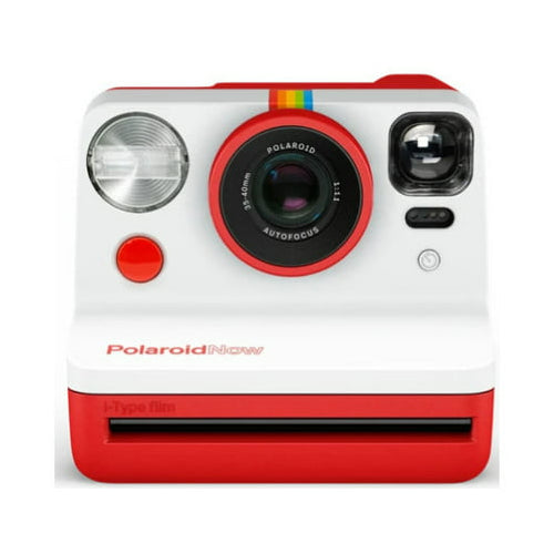 Polaroid Originals Now Viewfinder i-Type Instant Camera (Red) Film Bundle
